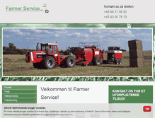 Tablet Screenshot of farmerservice.dk